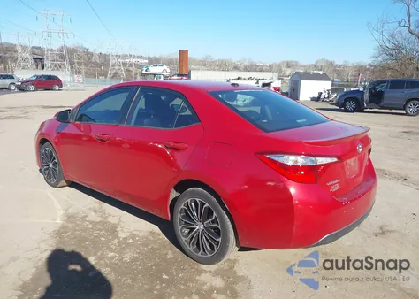 2016 Toyota Corolla S Plus z USA, uszkodzony, nr VIN 2T1BURHE9GC666629